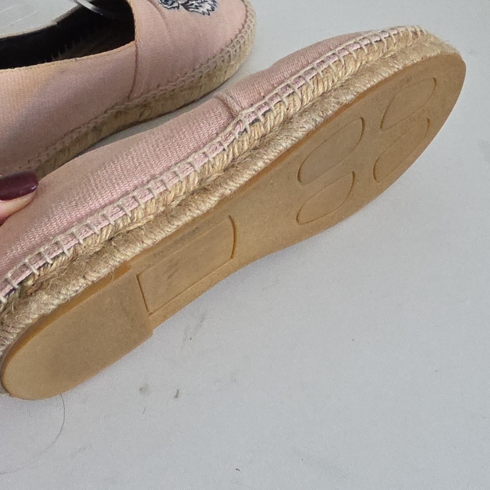 KENZO | Classic Tiger canvas espadrilles pink Blue Sz 37 - Picture 6 of 8